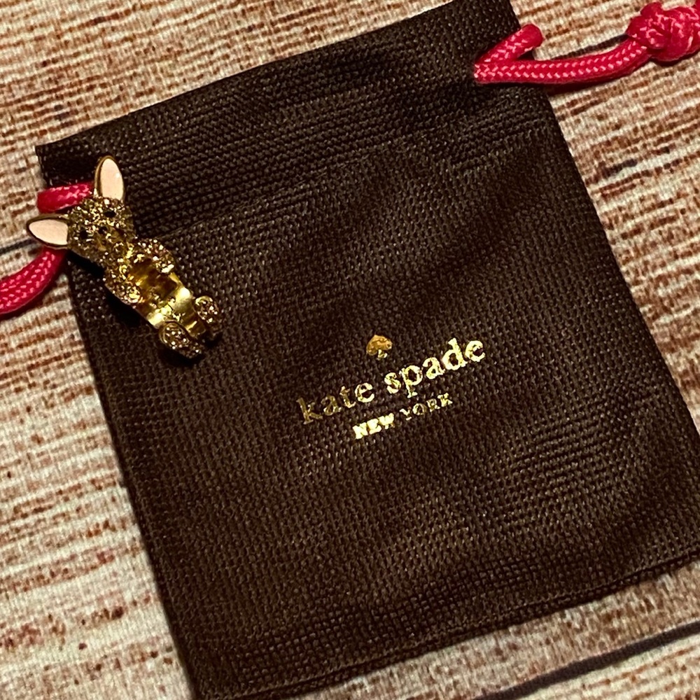 Kate Spade HAUTE STUFF Chihuahua Statement Ring - Picture 2 of 9
